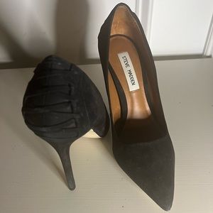 Black Suede Pumps